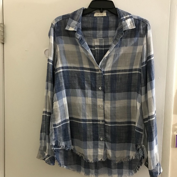 Bella Dahl frayed hem top - Picture 2 of 8